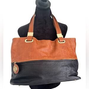 Antonio Melani Large Leather Shoulder - Tote Purse Bag